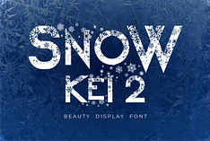 Snow Kei 2 Font (FREE), Upgrade Fitur yang Luar Biasa dari Font Snow Kei