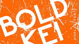 Bold Kei Font (FREE), Sharp and Brave in Bold Style
