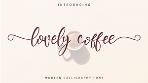 Lovely Coffee Font (FREE), Keanggunan Tulisan Tangan yang Luar Biasa